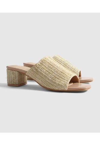 Sandalias Para Mujer Tacon Color Crudo Marca Patprimo #30690092 Patprimo