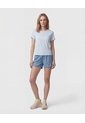 Short Deportivo Unicolor   Para Mujer Azul Patprimo de Patprimo