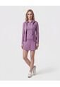 Falda  Deportiva Corta Tiro Alto  Para Mujer Morado Patprimo de Patprimo