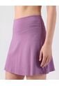 Falda  Deportiva Corta Tiro Alto  Para Mujer Morado Patprimo de Patprimo