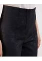 Pantalón De Tiro Alto Estampado   Para Mujer Negro Patprimo de Patprimo