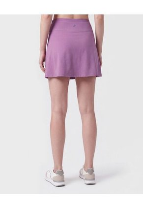 Falda Deportiva Corta Tiro Alto Para Mujer Morado Patprimo