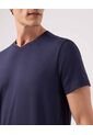 Camiseta Manga Corta Jaspeada  Para Hombre Azul Patprimo de Patprimo