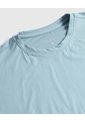Camiseta Tipo Boxy   Para Mujer Azul Patprimo de Patprimo