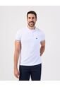Polo Slim Fit Cuello Mao Y Bolsillo   Para Hombre Blanco Patprimo de Patprimo