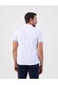 Polo Slim Fit Cuello Mao Y Bolsillo   Para Hombre Blanco Patprimo de Patprimo