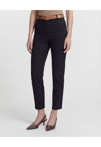 Pantalón Unicolor Tipo Chino   Para Mujer Negro Patprimo Patprimo