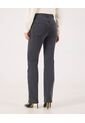 Jean Straight Con Detalle   Para Mujer Gris Patprimo de Patprimo
