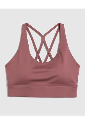 Top Deportivo De Alto Soporte Para Mujer Café Patprimo