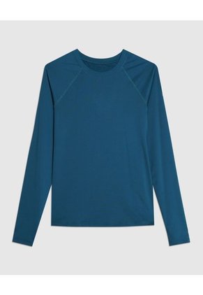 Camiseta Para Mujer Manga Larga Cuello Redondo Color Azul  Marca Patprimo #30093438