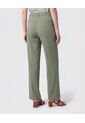 Pantalón Recto Con Línea De Quiebre   Para Mujer Vino Patprimo de Patprimo