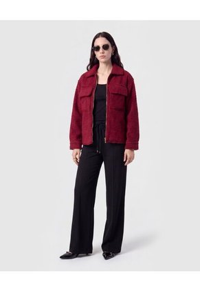 Pantalón Unicolor Con Prenses Y Cordón Para Mujer Negro Patprimo