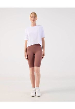 Leggins Unicolor Para Mujer Café Patprimo