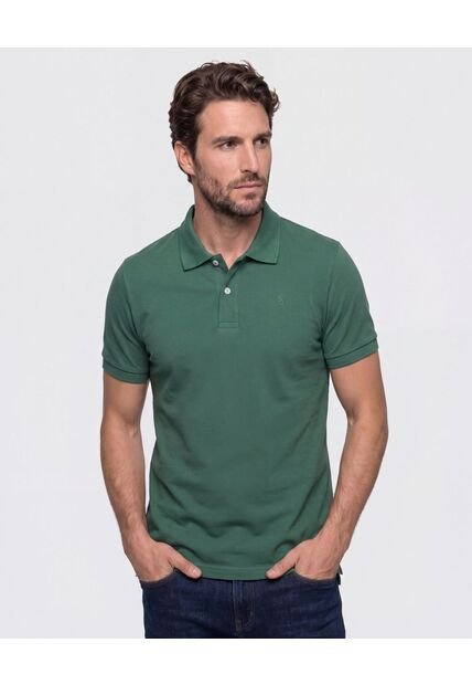 Polo Con Bordado   Para Hombre Verde Patprimo