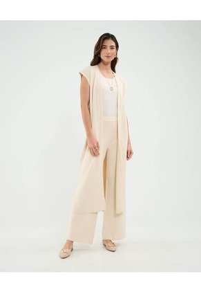 Saco Para Mujer Cardigan Color Crema Marca Patprimo #30330623