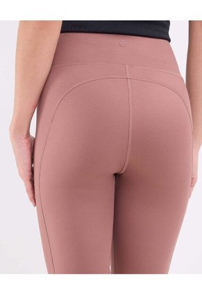 Leggins Unicolor Para Mujer Café Patprimo