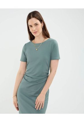 Vestido Para Mujer M/C Medio Color Verde Marca Patprimo #30171029