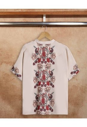 Blusa Para Mujer Manga Corta Color Azul Marca Patprimo #30123441