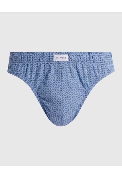 Boxer Corto Estampado  X1 Para Hombre Azul Patprimo