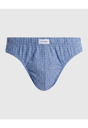 Boxer Corto Estampado X1 Para Hombre Azul Patprimo