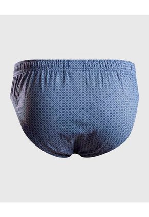 Boxer Corto Estampado X1 Para Hombre Azul Patprimo