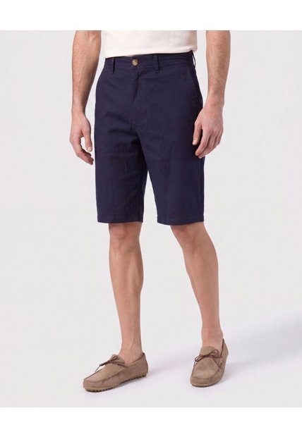 Bermuda Chino Con Bolsillos   Para Hombre Azul Patprimo