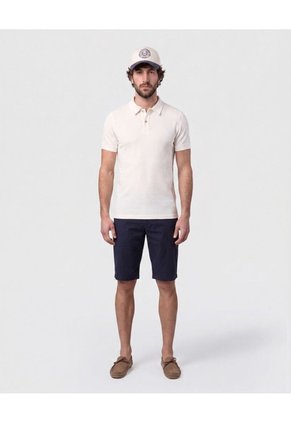 Bermuda Chino Con Bolsillos Para Hombre Azul Patprimo