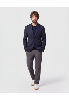 Blazer Estructurado Formal   Para Hombre Azul Patprimo