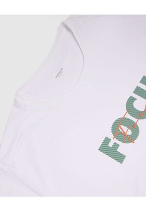 Camiseta Con Screen Para Hombre Blanco Patprimo