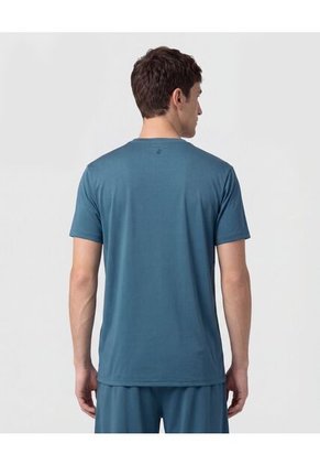 Camiseta Deportiva Con Detalle Para Hombre Verde Patprimo