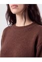 Saco De Punto Básico   Para Mujer Café Patprimo de Patprimo