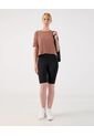 Camiseta Deportiva Boxy  Para Mujer Café Patprimo de Patprimo