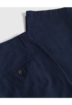 Pantalón Chino De Corte Recto Para Hombre Azul Patprimo