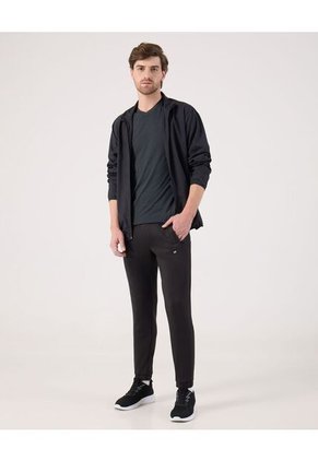Camiseta Jaspeada  Para Hombre Negro Patprimo