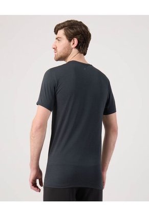Camiseta Jaspeada  Para Hombre Negro Patprimo