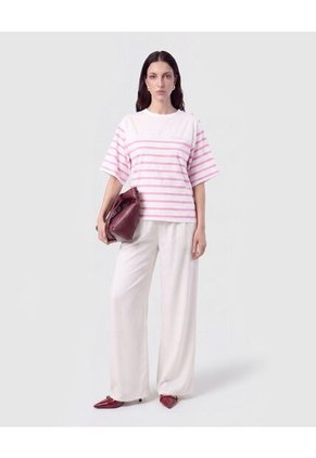 Blusa Con Botones En Hombro Para Mujer Rosa Patprimo
