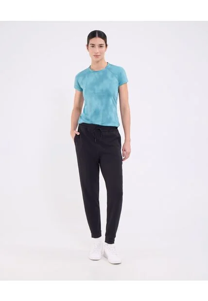 Pantalon Jogger Unicolor   Para Mujer Negro Patprimo
