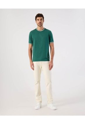 Camiseta Para Hombre Manga Corta Cuello Redondo Color Verde Marca Patprimo #44097280