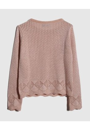 Saco Para Mujer Cuello Redondo Color Rosado Marca Patprimo #30330594