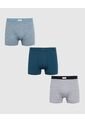 Boxer X3 Para Hombre Fleat Seamer Medio Color Negro Marca Patprimo #44000535 de Patprimo
