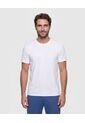 Camiseta Manga Corta Texturizada  Para Hombre Blanco Patprimo de Patprimo