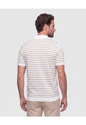 Polo Tejida   Para Hombre Blanco Patprimo