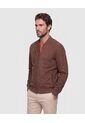 Chaqueta Tipo Bomber   Para Hombre Café Patprimo de Patprimo