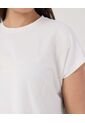Camiseta Texturizada  Curvy  Para Mujer Blanco Patprimo de Patprimo