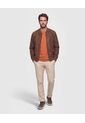 Chaqueta Tipo Bomber   Para Hombre Café Patprimo de Patprimo