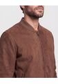 Chaqueta Tipo Bomber   Para Hombre Café Patprimo de Patprimo