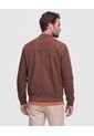Chaqueta Tipo Bomber   Para Hombre Café Patprimo de Patprimo