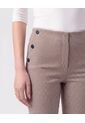 Leggings Con Botones Laterales   Para Mujer Café Patprimo de Patprimo