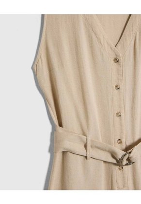 Enterizo  Para Mujer Manga Sisa Color Beige Marca Patprimo #30320108