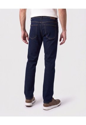 Jean Slim Fit Con Cinco Bolsillos   Para Hombre Azul Patprimo